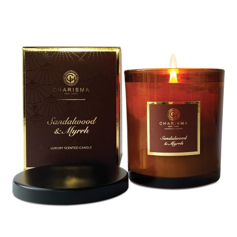 Image of Charisma Candles Sandalwood & Myrrh Opulent Luxury Candle, 250g