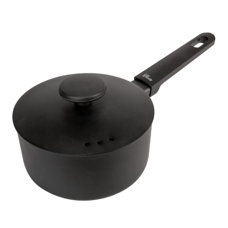Image of Cosy & Trendy Full Black Ceramic Non-Stick Saucepan, 16cm