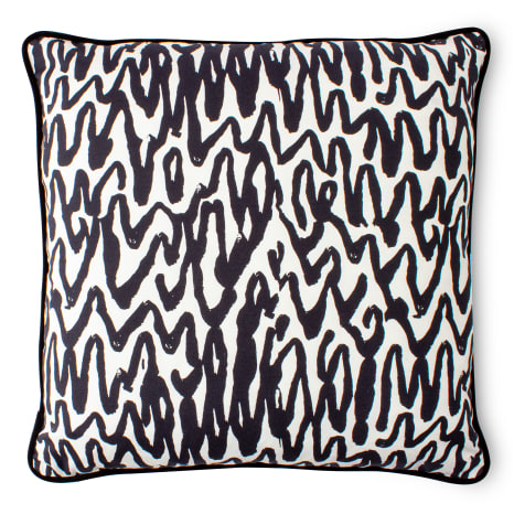 Image of Thread Office Monochrome Taneka Scatter Cushion Cover, 50cm x 50cm