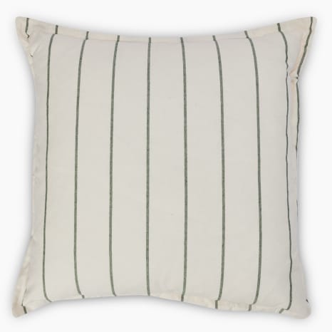 Image of Thread Office Green Jonas Riva Scatter Cushion with Feather Blend Inner, 60cm x 60cm