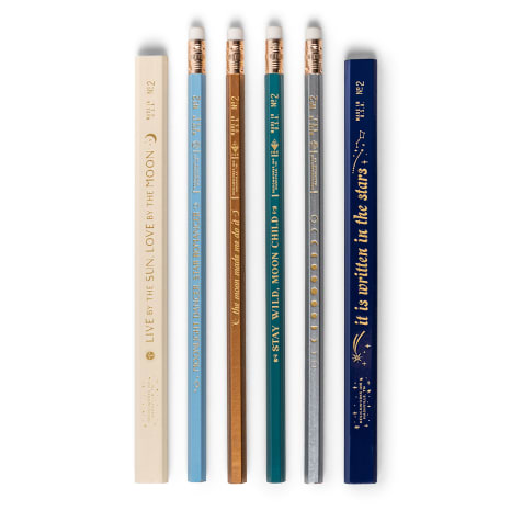 Image of Designworks Ink Celestial Heavens Pencils, Set of 6