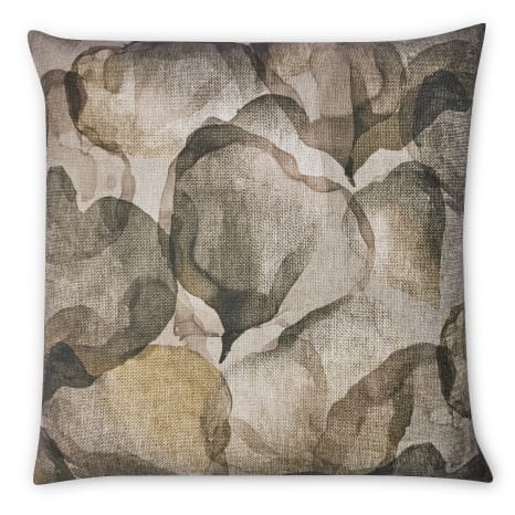 Image of Hertex HAUS Lava Beach Ponto Del Garde Scatter Cushion with Duck Feather Inner, 60cm x 60cm