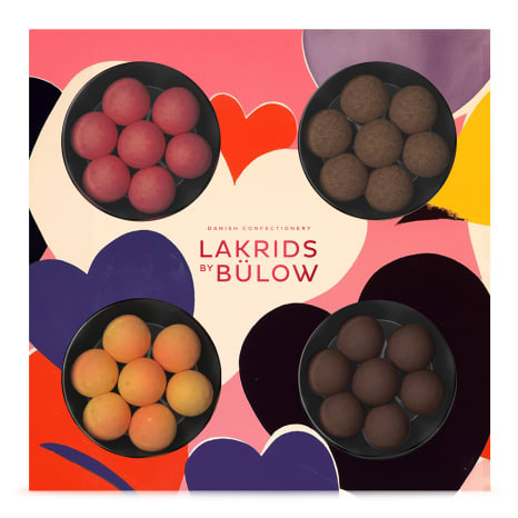 Image of Lakrids by Bulow Small Chocolate Coated Liquorice Love Gift Box, 175g