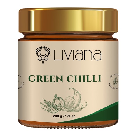 Image of Liviana Green Chilli and Herb Relish, 200g