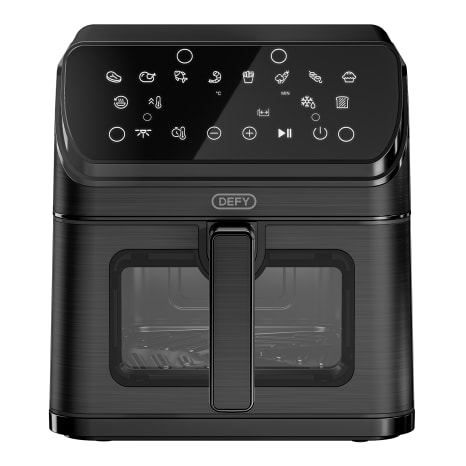 Image of Defy Black Digital Airfryer with Clearcook Window, 7.6L