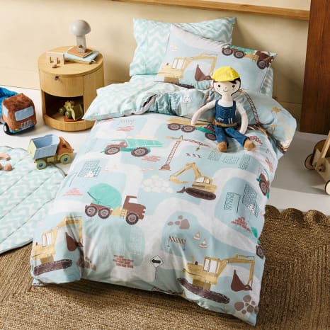 Image of Linen House The Big Build Duvet Cover Set