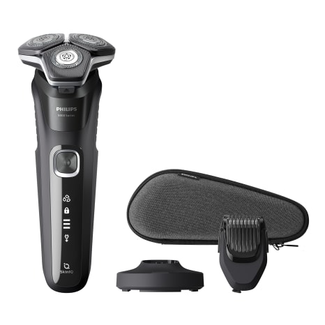 Image of Philips 5000 Series Rechargeable Wet & Dry Electric Shaver with SkinIQ