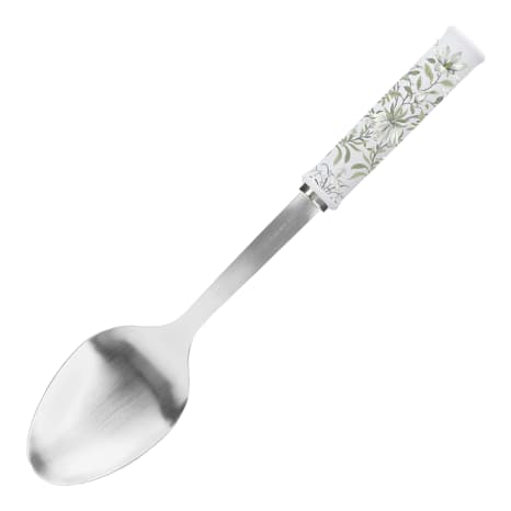 Image of Laura Ashley Stainless Steel Serving Spoon with Ceramic Handle