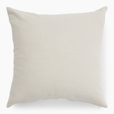 Image of Thread Office Sand Lilium Linen Blend Scatter Cushion with Feather Blend Inner, 60cm x 60cm