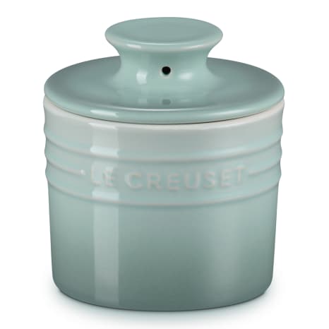 Image of Le Creuset Sea Salt Stoneware Butter Crock, 170ml