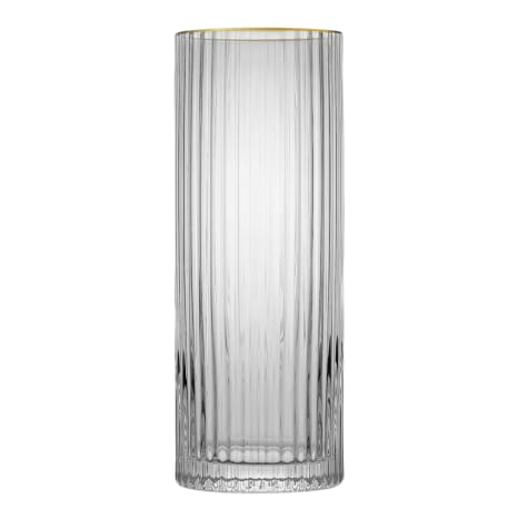 Image of JAN Opulent Hi-Ball Glasses with Gold Rim, Set of 4