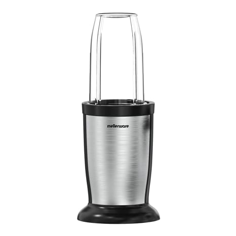 Image of Mellerware Nutriblast Stainless Steel Personal Blender with Pulse Function, 800W