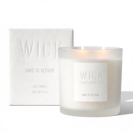 Image of WICK Dare To Vetiver XXL Glass Candle, 500ml