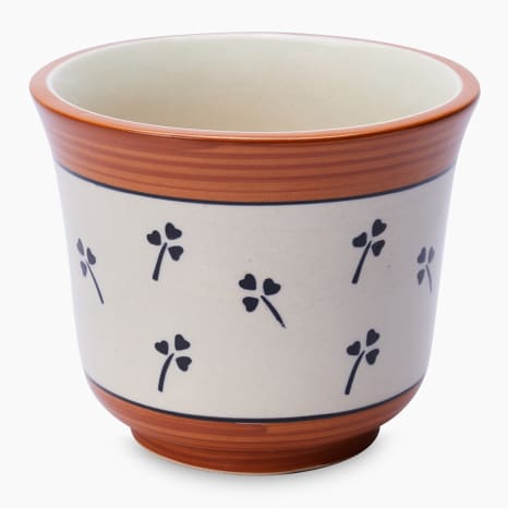 Image of Thread Office Ceramic Cottage Planter, 17cm