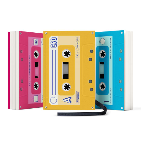 Image of Suck UK Mixtape Notebooks, Set of 3