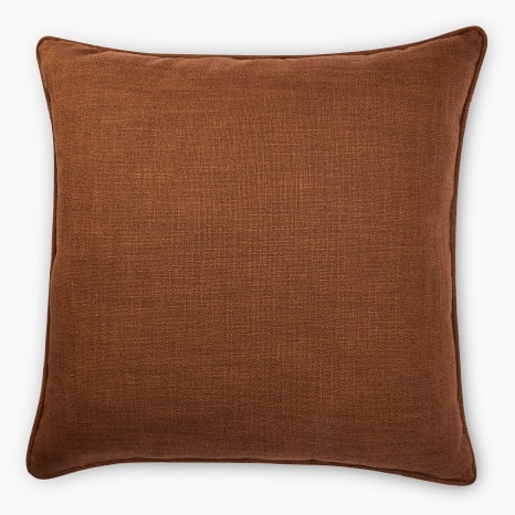 Image of Thread Office Tobacco Moldova Scatter Cushion with Feather Blend Inner, 60cm x 60cm