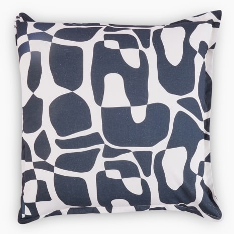 Image of Thread Office Monochrome Abstract Scatter Cushion Cover, 60cm x 60cm