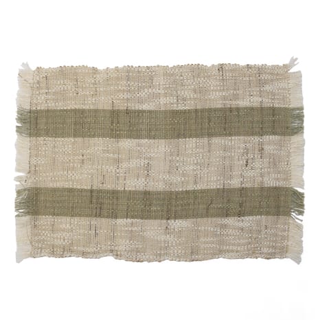 Image of Humble & Mash Ramie Striped Placemats, Set of 4