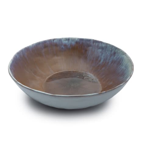 Image of Humble & Mash Reactive Blue Serving Bowl, 36cm
