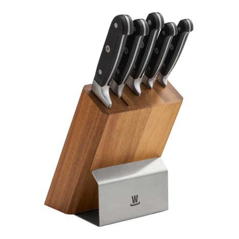 Image of Wolstead Calibre Knife Block Set, 6-Piece