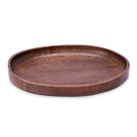 Image of Humble & Mash Wooden Oval Serving Platter, 25cm