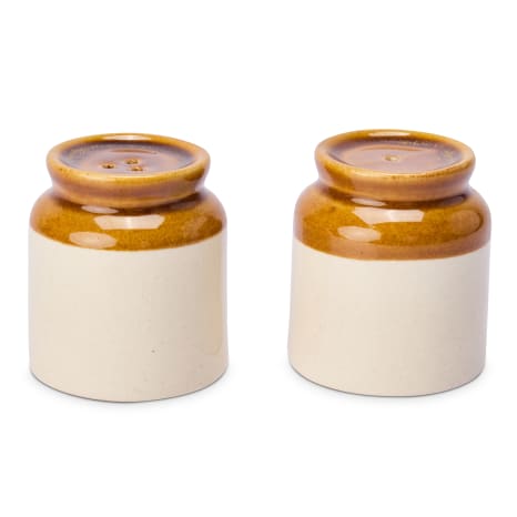 Image of Humble & Mash Ceramic Salt & Pepper Shakers, Set of 2
