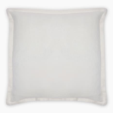 Image of Thread Office Vintage White Linen Scatter Cushion Cover, 50cm x 50cm