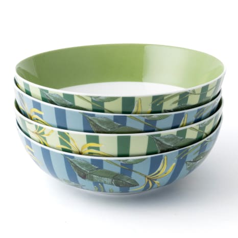 Image of Olivia Princess Porcelain Cereal Bowls, Set of 4