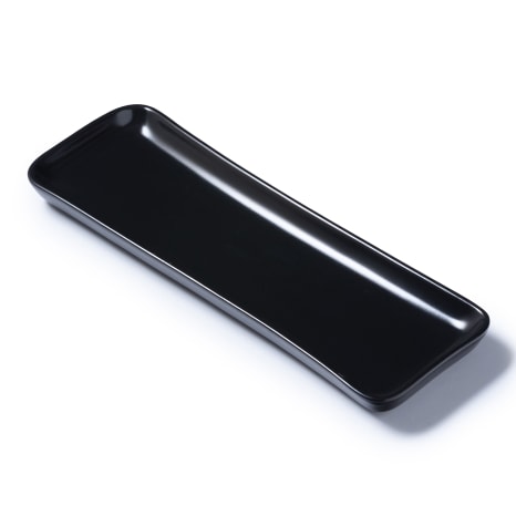 Image of JAN Noir et Noir Sushi Tray, 33cm