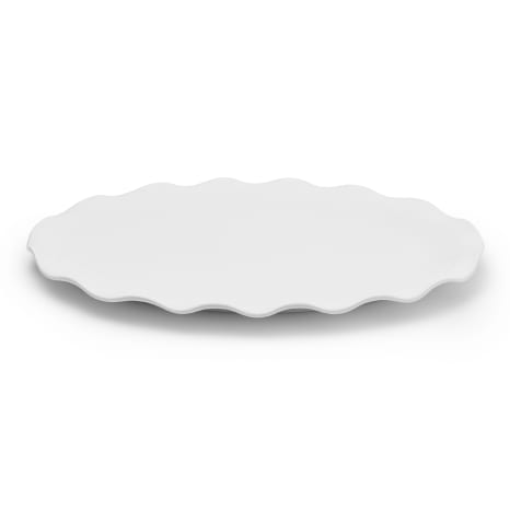 Image of JAN Maison Blanche Baroque Oval Platter, 41cm