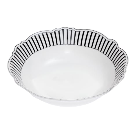 Image of Jenna Clifford Ivory Noir Cereal Bowls, Set of 4
