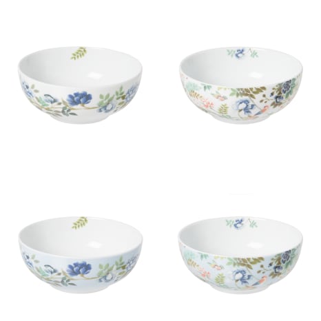 Image of Designers Guild Porcelain De Chine Cereal Bowls, Set of 4