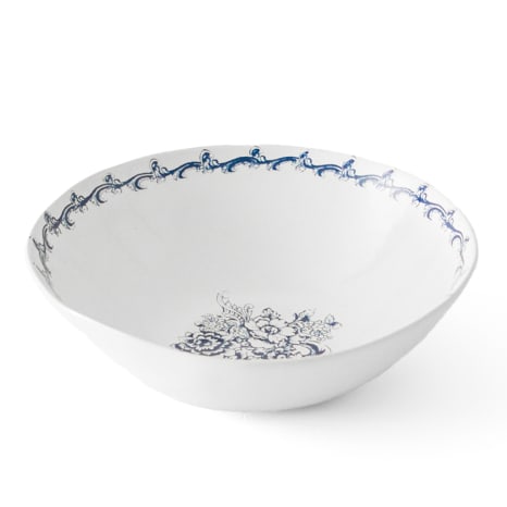 Image of Mervyn Gers Provencal Glazed Stoneware Wide Lip Bowl, 18.5cm