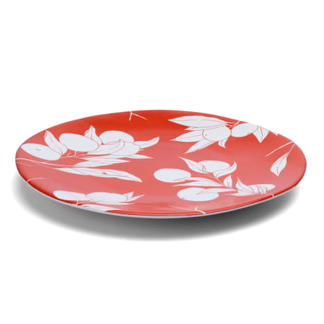 Image of Mervyn Gers Glazed Stoneware Round Naartjie Platter, 30.5cm