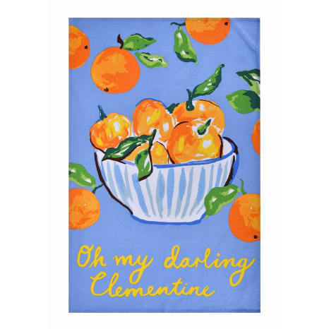 Image of Ulster Weavers Summer Fruits Clementine Cotton Tea Towel