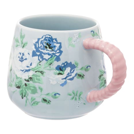 Image of Cath Kidston Archive Rose Twisted Handle Billie Mug, 350ml