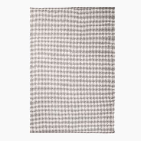 Image of Thread Office Grey Houndstooth Area Rug, 160cm x 230cm