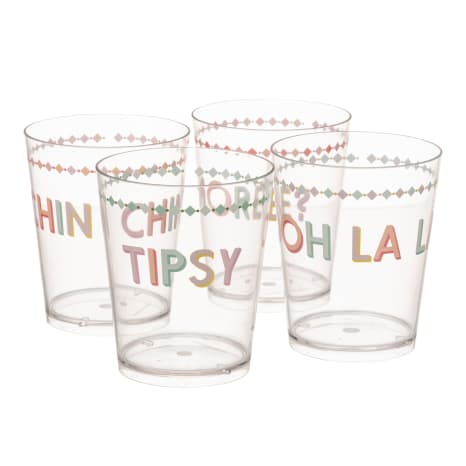 Image of Yvonne Ellen Acrylic Picnic Tumblers, Set of 4