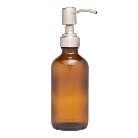 Image of And Again Amber Glass Pump Bottle