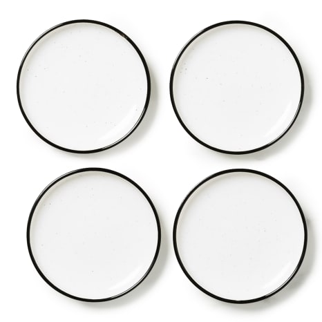 Image of Salisbury & Co White with Black Speckle Mona Coasters, Set of 4