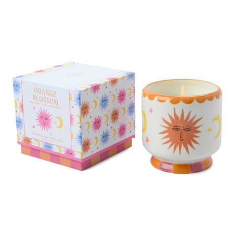 Image of Paddywax Adopo Orange Blossom Ceramic Scented Candle, 226g