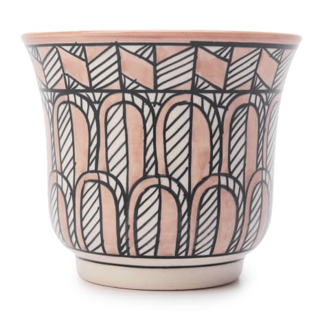 Image of Thread Office Natural Hand-Painted Ceramic Planter