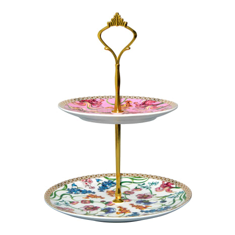 Image of Maxwell & Williams Estelle Michaelides Mystique 2-Tier Cake Stand