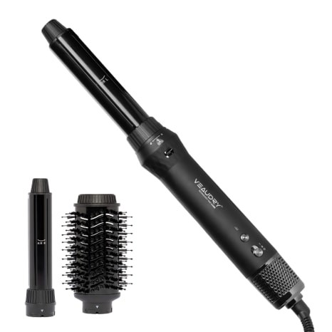 Image of Veaudry myAirStyler 2‑in‑1 Hot Brush & Air Curler