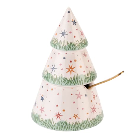 Image of Cath Kidston Christmas Tree Condiment Pot