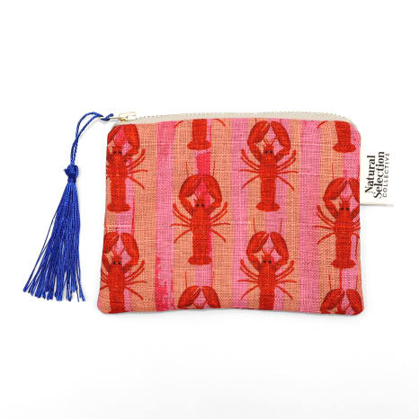Image of Natural Selection Collective Cape Cod Poly-Linen Coin Purse, 14cm x 11cm