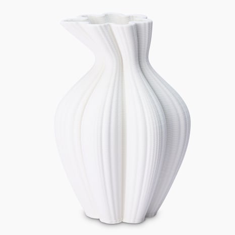 Image of Thread Office 3D Curvy Ceramic Decorative Vessel, 24cm