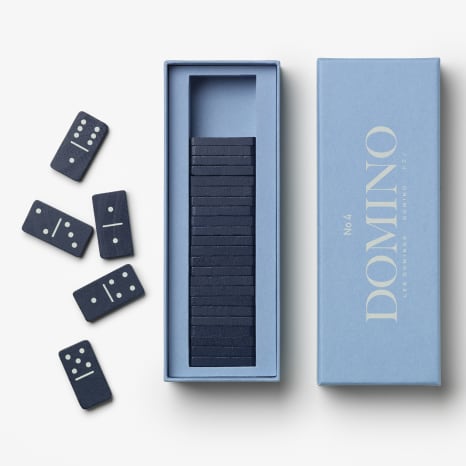 Image of Printworks Classic Blue Domino Set