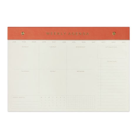 Image of Designworks Ink Chilli Weekly Agenda Notepad