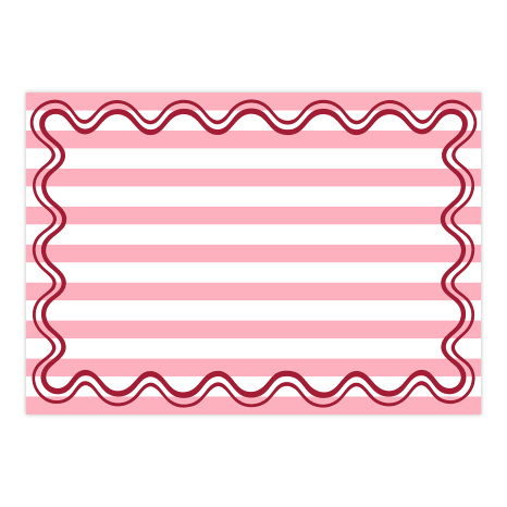 Image of Tavola Curly Wave Biodegradable Paper Placemats, Pack of 25